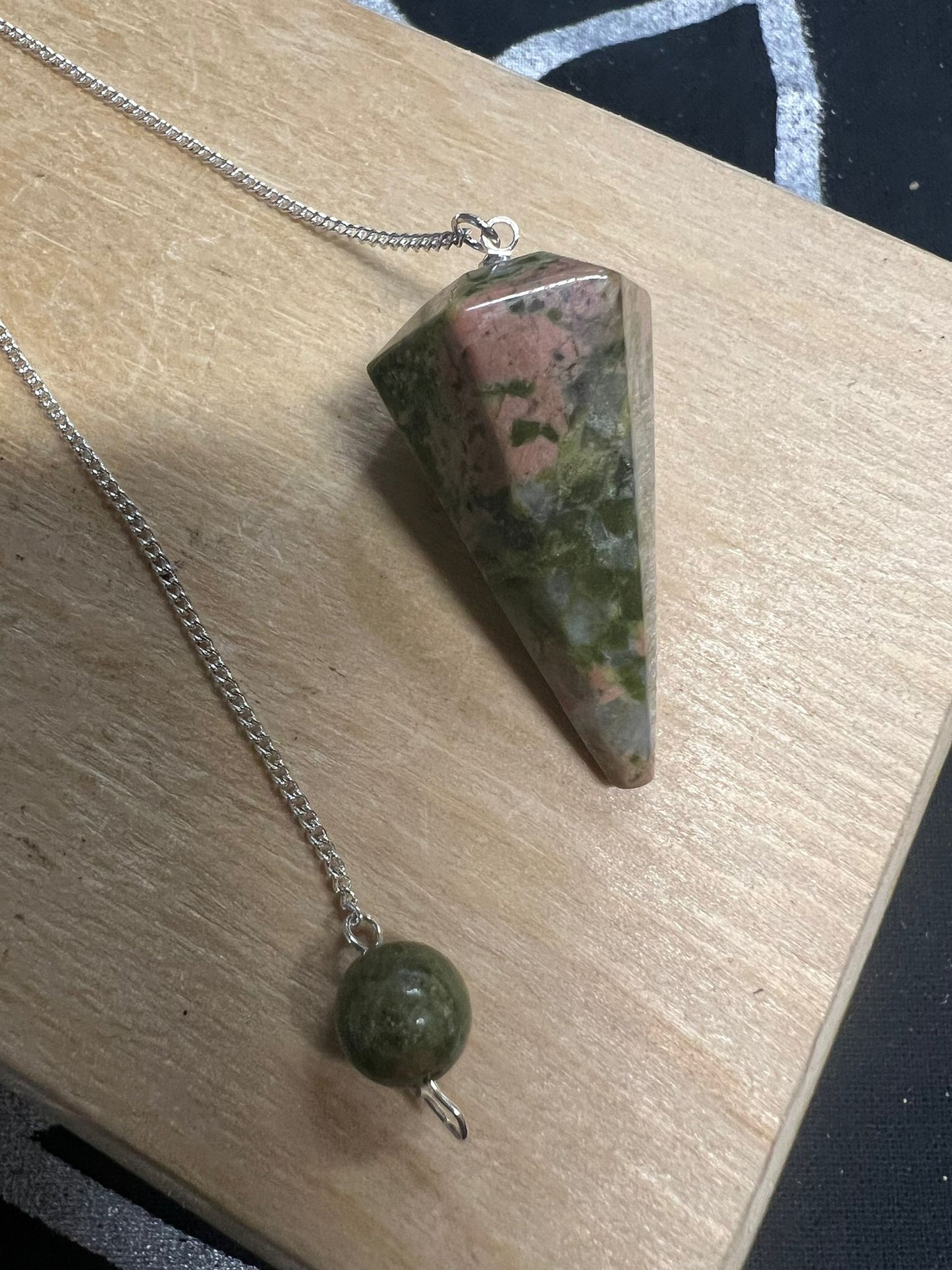 Unakite Pendulum | Faceted | Divination