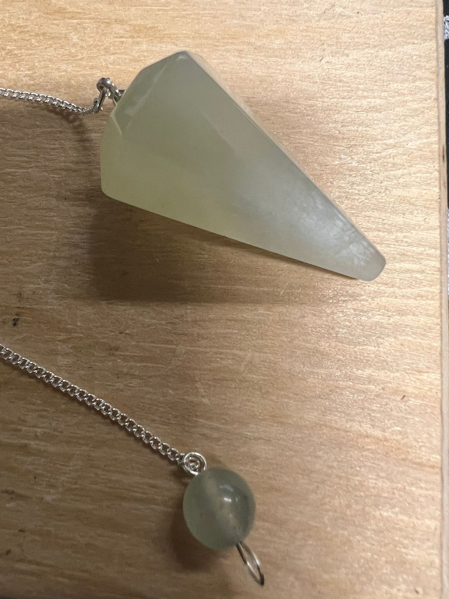 Jade (New) Pendulum | Faceted  | Divination