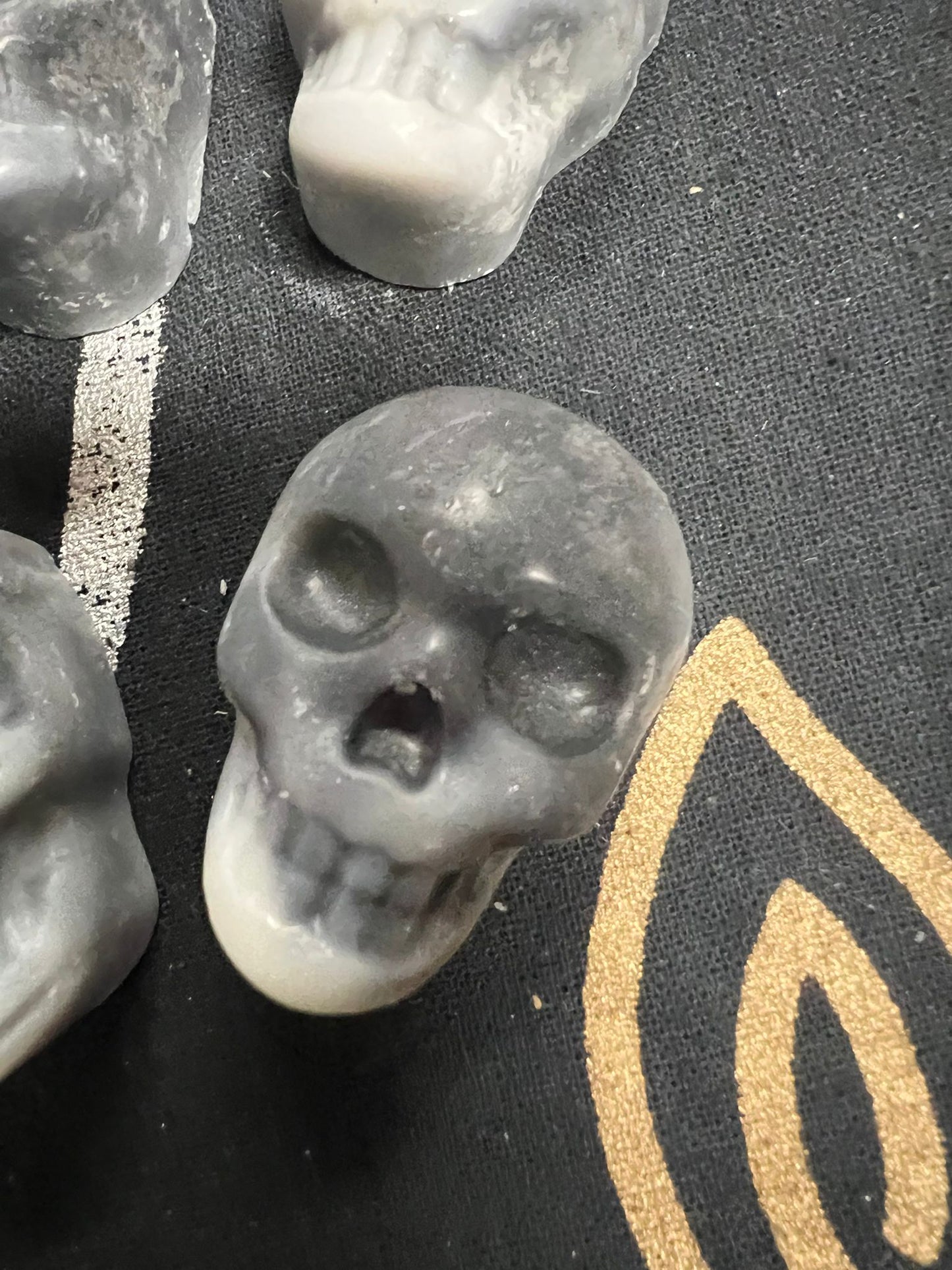 Wax Melt Skull | Citronellol | Pack of 5 | Skull shape | Sleeping Cats Wax Melts | Soy Wax