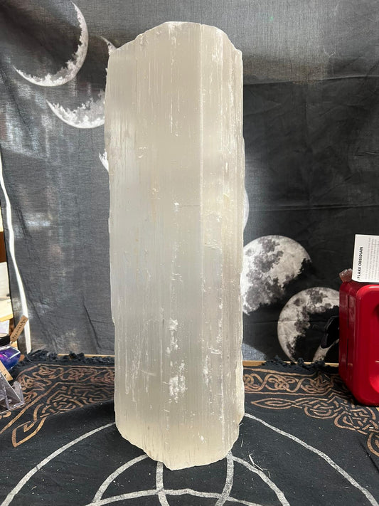 Selenite Log | Selenite Tower | 11.5 Kg | 41cm | Metaphysical | Crystal Healing