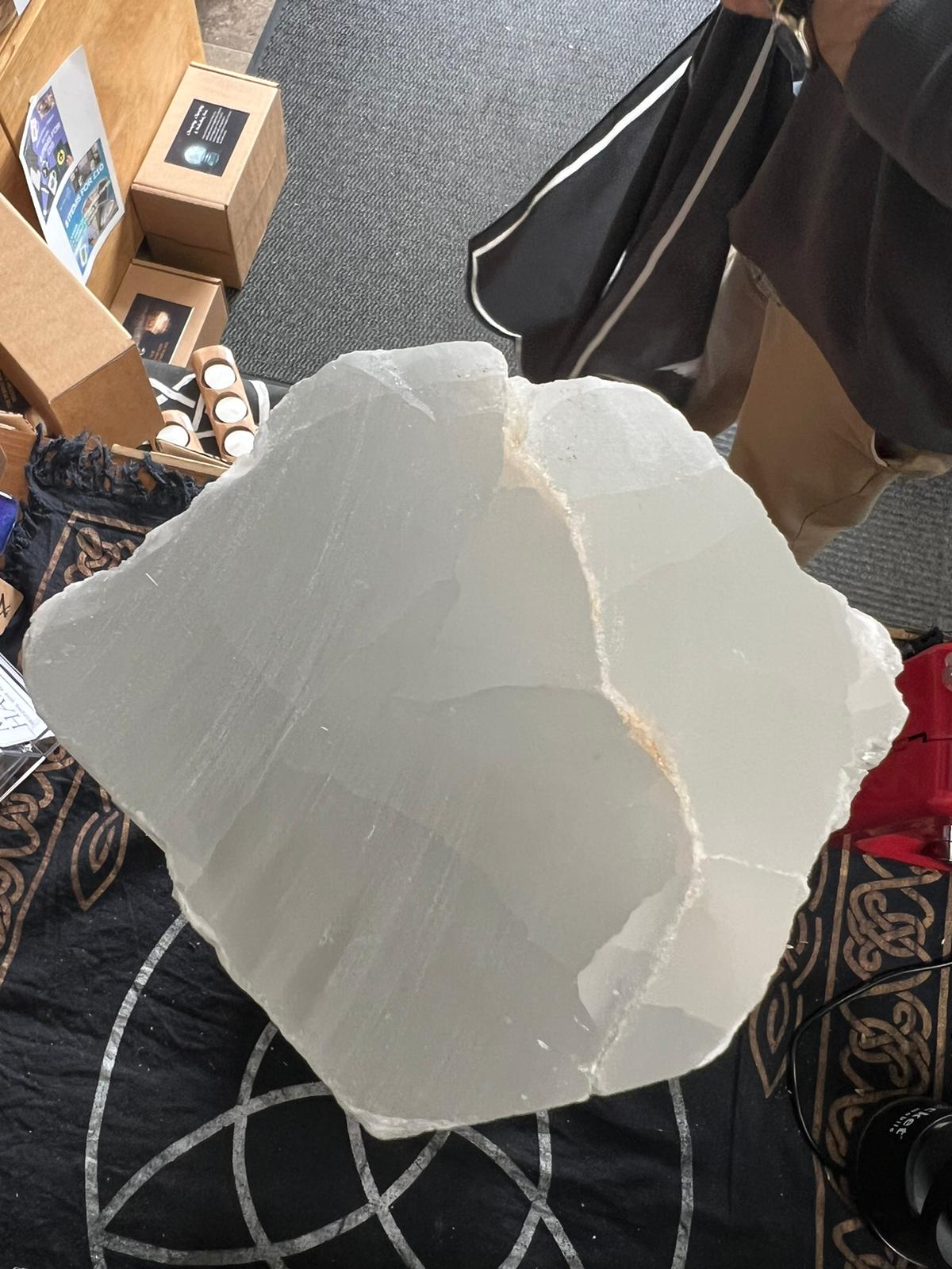 Selenite Log | Selenite Tower | 11.5 Kg | 41cm | Metaphysical | Crystal Healing