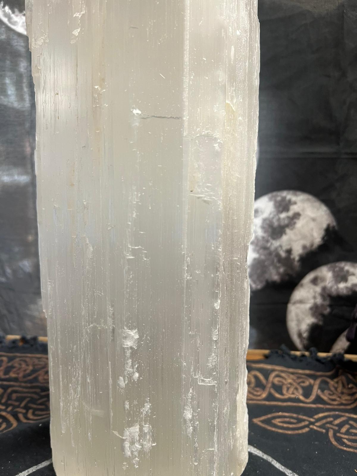 Selenite Log | Selenite Tower | 11.5 Kg | 41cm | Metaphysical | Crystal Healing