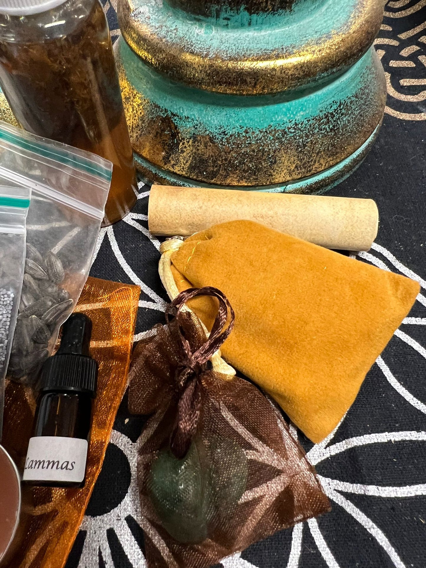 Lammas Ritual Kit | Lughnasadh | Spell Kit | Sabbats | Year of the Wheel Sabbaths | Witch Altar | Ceremonial