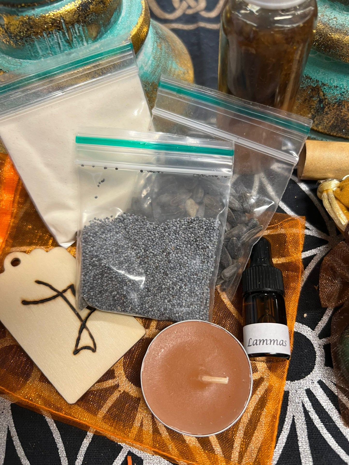 Lammas Ritual Kit | Lughnasadh | Spell Kit | Sabbats | Year of the Wheel Sabbaths | Witch Altar | Ceremonial