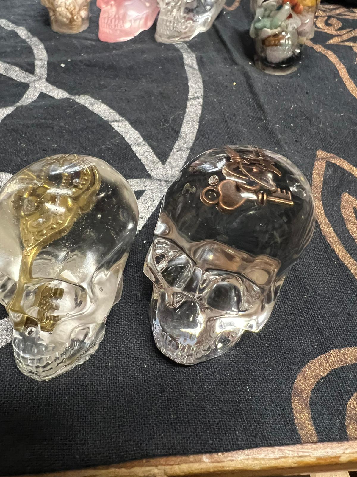 Small Resin Skulls | Different Themes | Goth Decor | Handmade