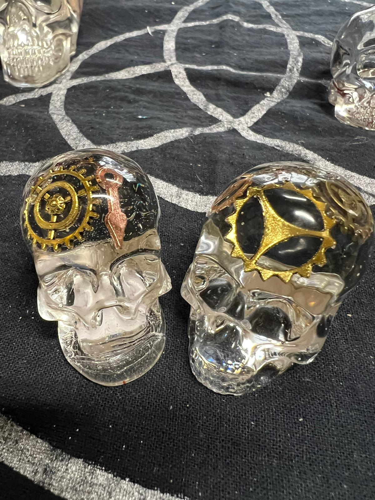 Small Resin Skulls | Different Themes | Goth Decor | Handmade