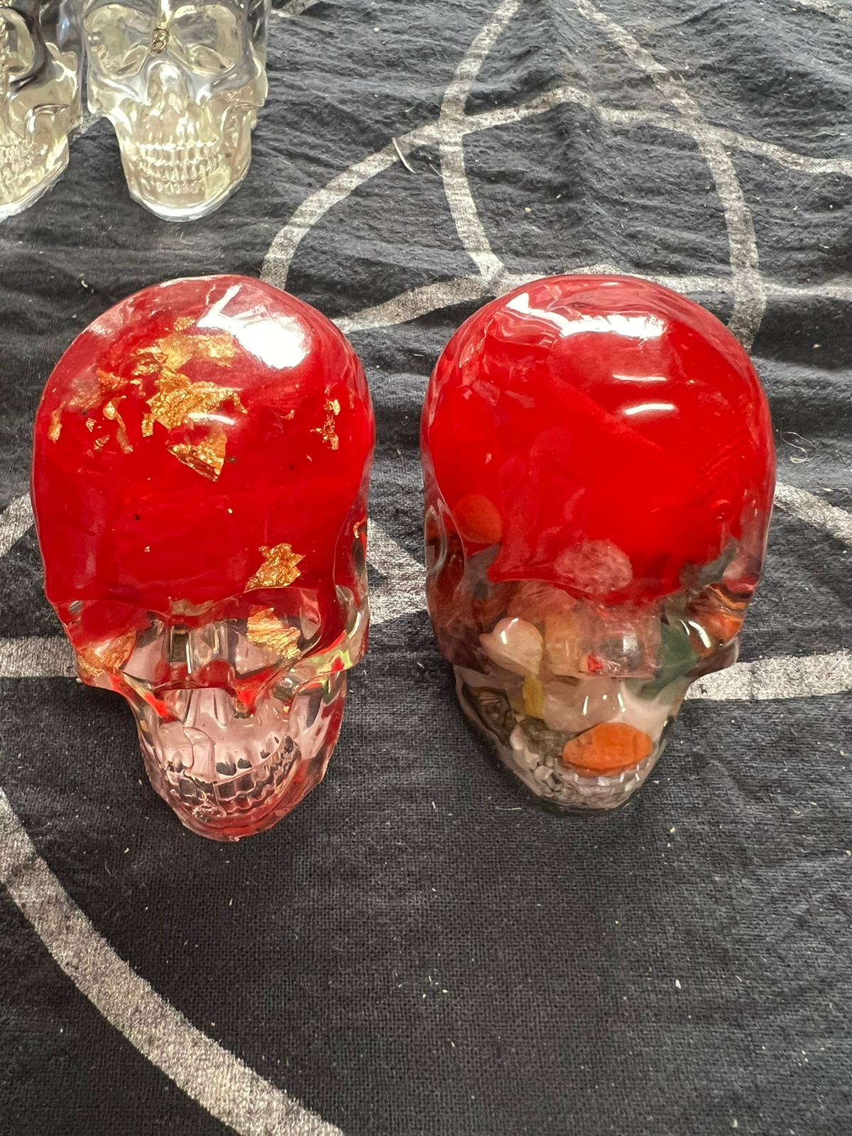 Medium Resin Skulls | Different Themes | Goth Decor | Handmade