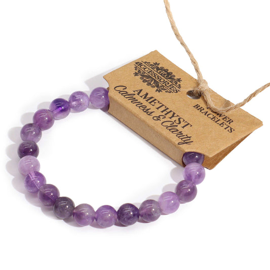 Power Bracelet Amethyst | Crystal Bracelet | Gemstone Jewellery