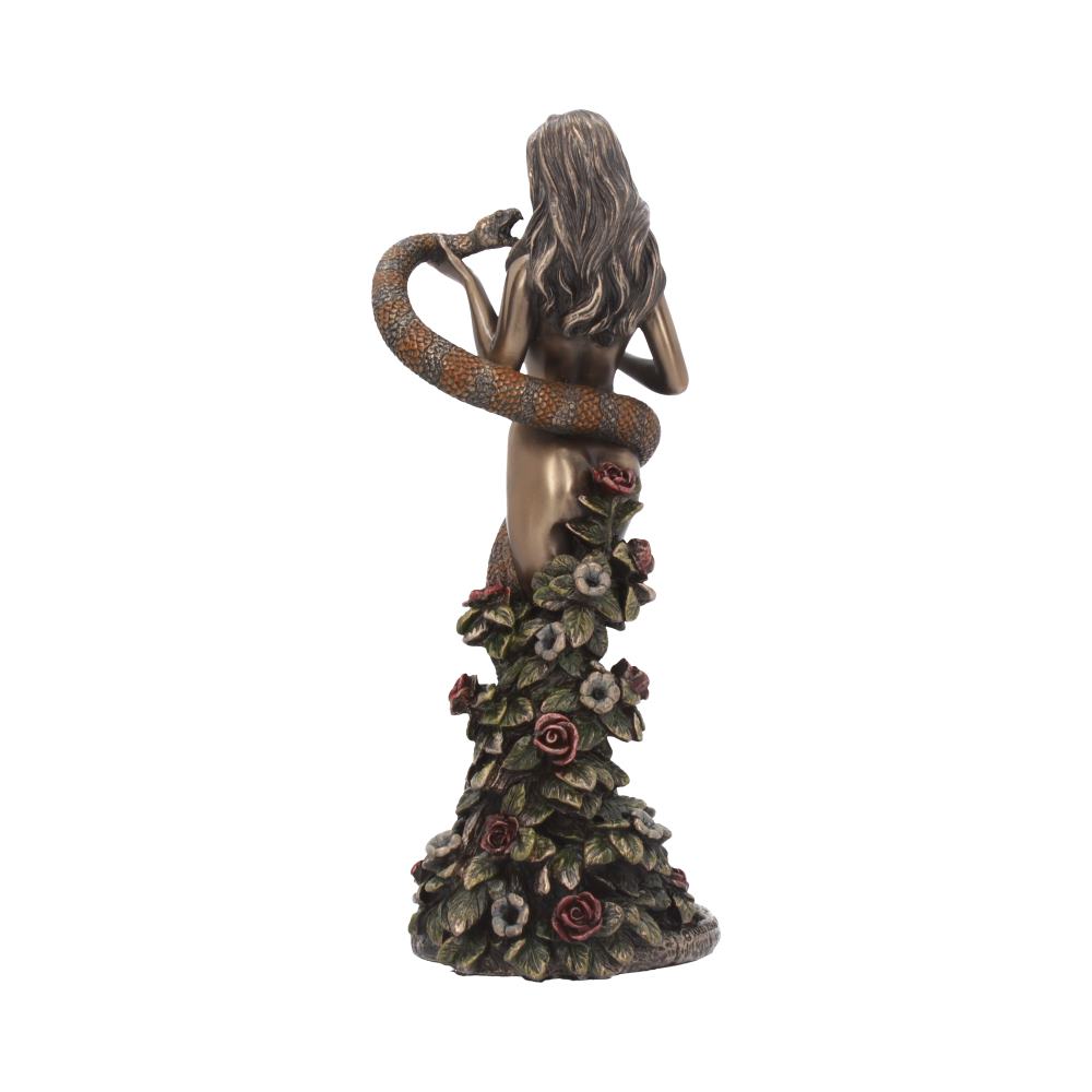 Original Sin Bronze Figurine | Biblical Eve Snake Forbidden Fruit | 20cm | Altar Piece