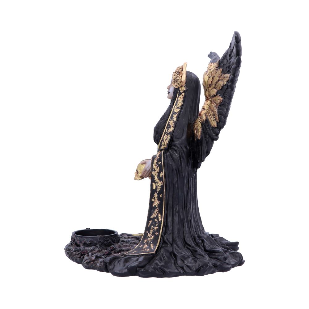 Teresina Dark Reaper Angel Figurine | Candle Holder | Tealight Holder | 28cm