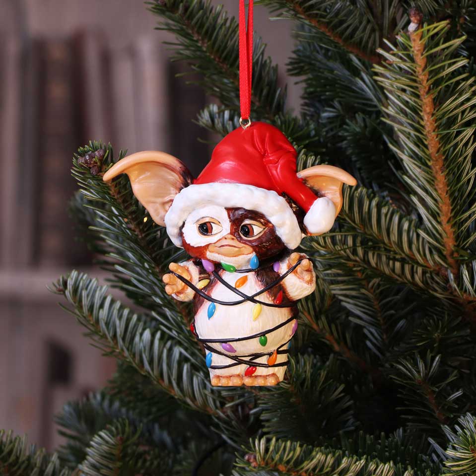 Gremlins Gizmo in Fairy Lights Hanging Ornament | Chirstmas Tree Decoration|