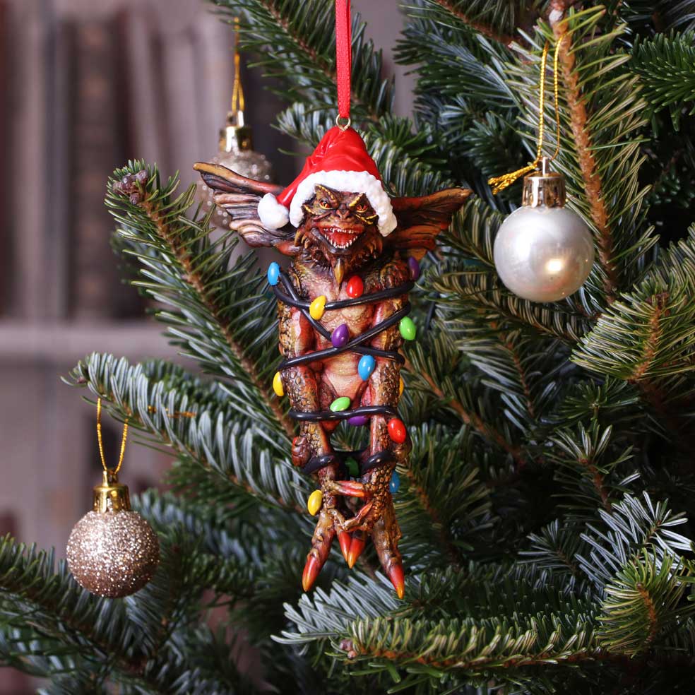 Gremlins Mohawk in Fairy Lights Hanging Ornament | Chirstmas Tree Decoration|