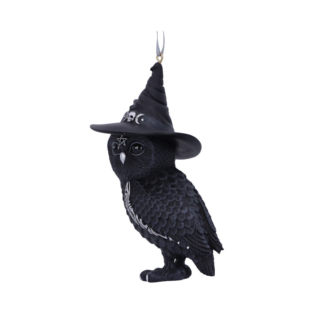 Owlocen Decoration | Black Witch Owl Hanging Decorative Ornament  | 12cm | Cult Cuties