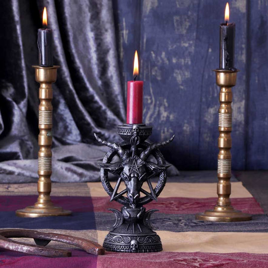 Light of Baphomet Candle Holder | 15.5cm | Witch Altar