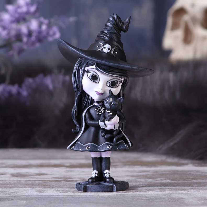 Hexara Witch Figurine | 15cm | Cult Cuties | Goth Decor