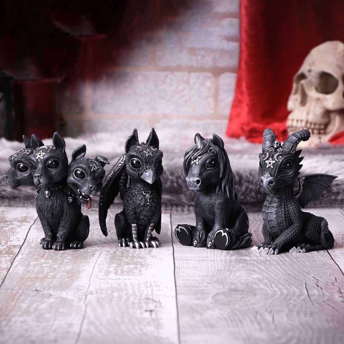 Diabarkus Occult Cerberus Figurine | 10.5cm | Cute Hound of Hades