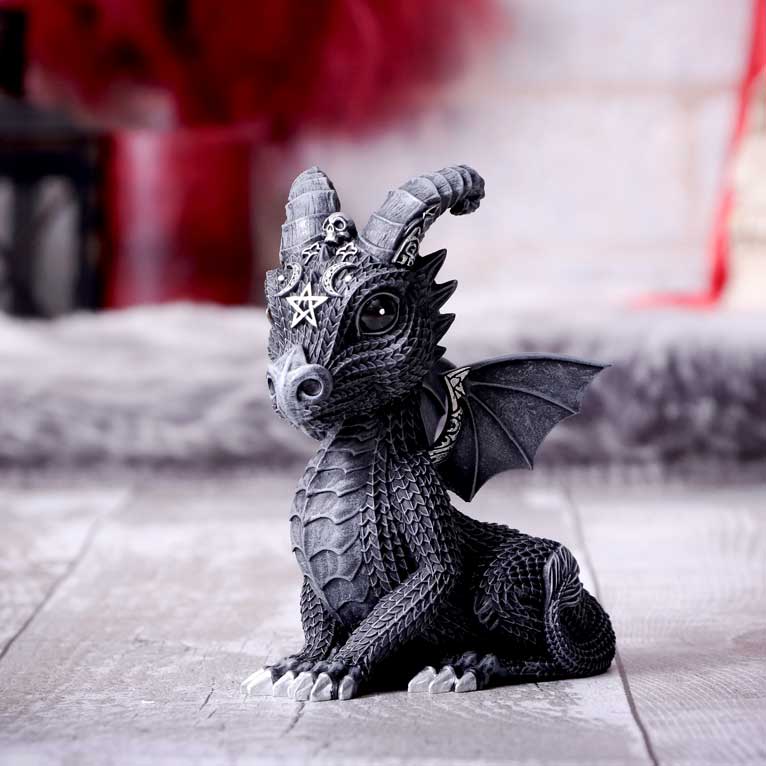 Lucifly Occult Dragon Figurine | 10.7cm | Cute Dragon Modle | Cult Cuties