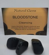 Bloodstone | Tumblestones | Crystal | Crystal Healing | Set of 3 or Single | (10-20mm) | Cleansing