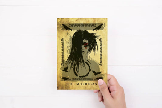 Morrigan Greeting Card | Bithday Card | Celtic Mythology | Triple goddess