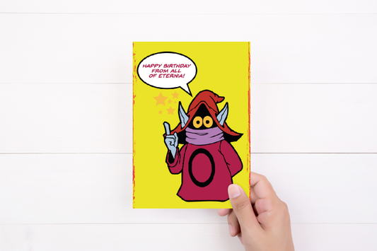 Orko Birthday Card | He-Man | Greeting Card | Retro Birthday Card
