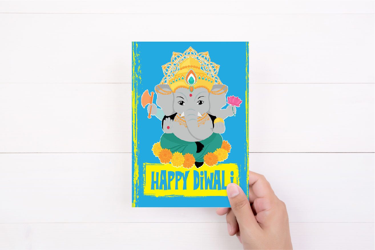 Happy Diwali Greeting Card | Ganesh | Festival of Light