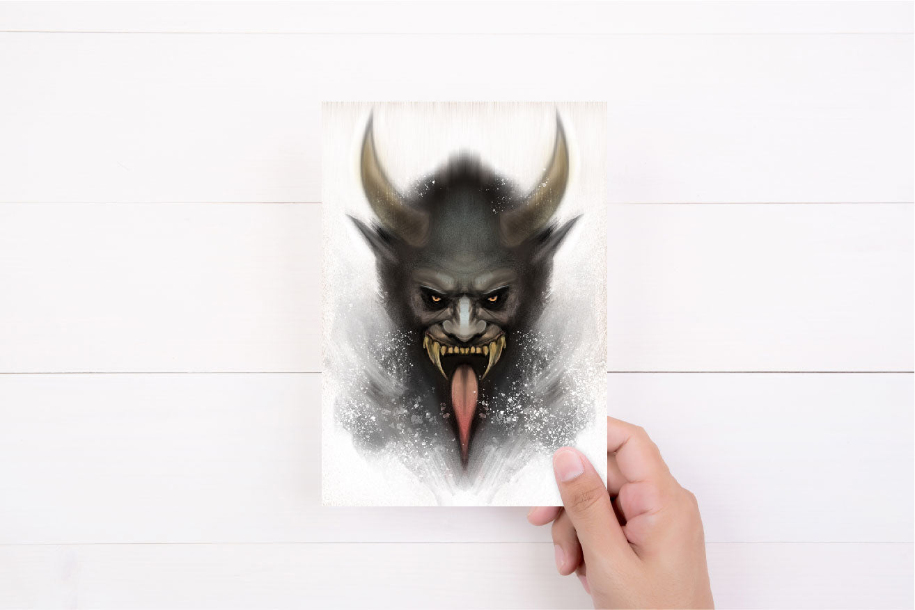 Christmas Card | Krampus Christmas Card | Yule Card