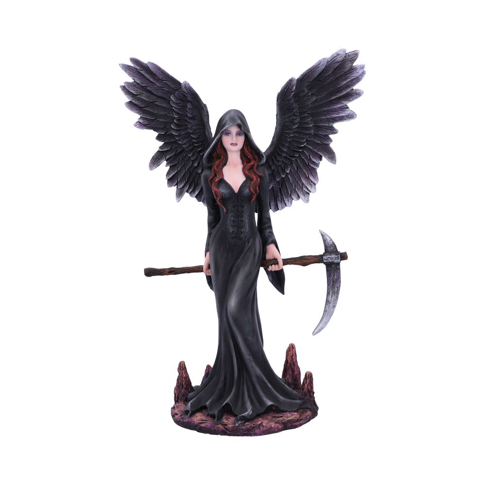 Take my Soul Gothic Female Reaper with Scythe Figurine | 23.5 cm | Goth Girl