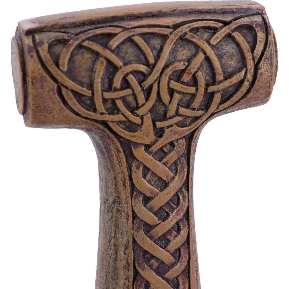 Mjölnir | Hammer of Thor Figurine | 20.8cm | Norse Mythology