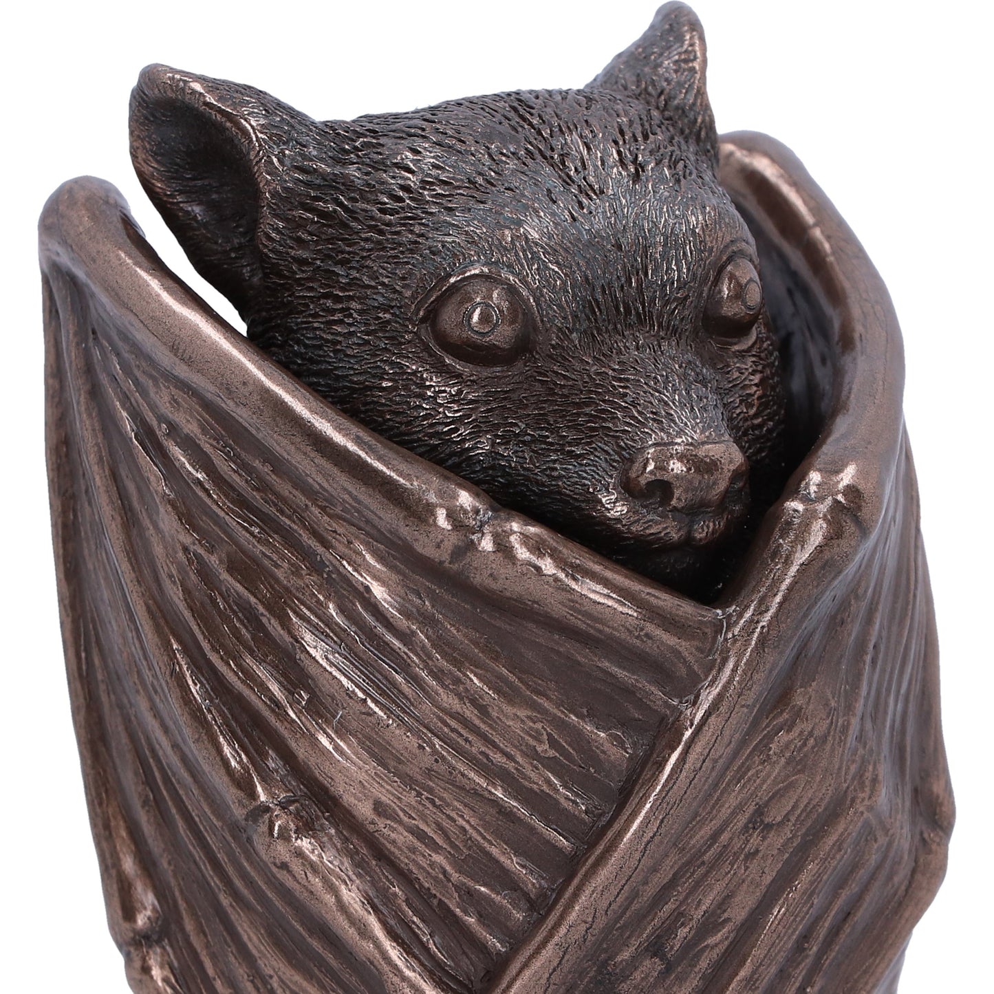 Bronze Bat Snuggle Box | 9cm | Jewellery Box | Keepsake Box | Goth Decor