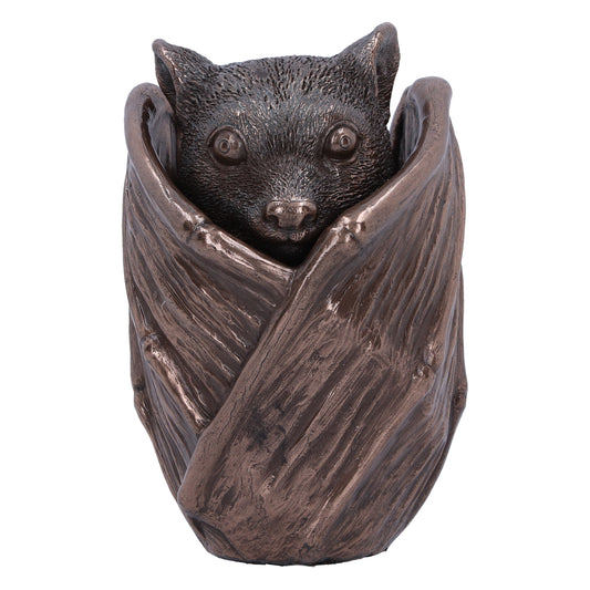 Bronze Bat Snuggle Box | 9cm | Jewellery Box | Keepsake Box | Goth Decor