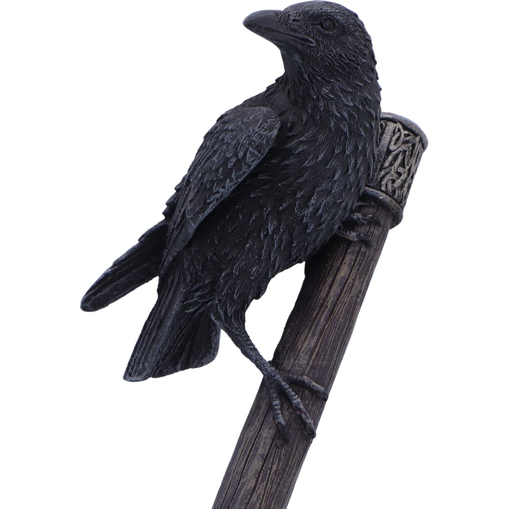 Raven on Hammer of the Gods | 23cm | Norse Mythology | Norse Gods