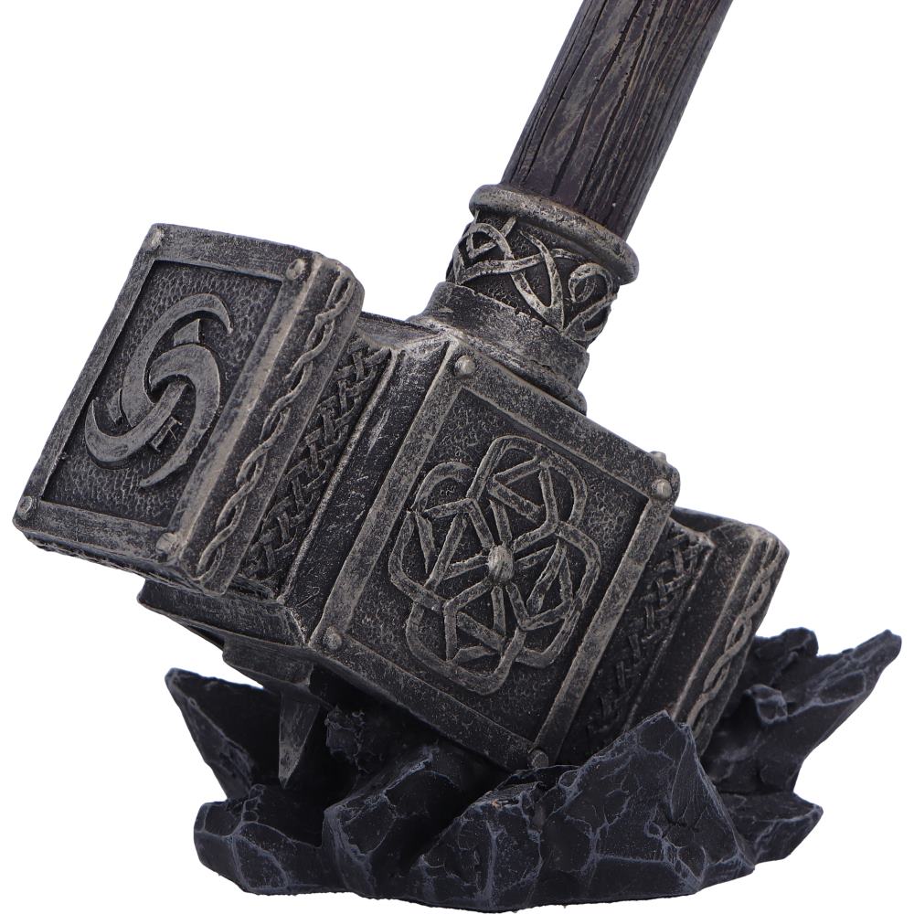 Raven on Hammer of the Gods | 23cm | Norse Mythology | Norse Gods