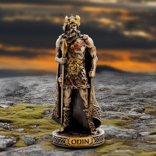 Odin God of War |  Mini 8.3| Norse Mythology | Idol | Altar Piece | Nemesis Now