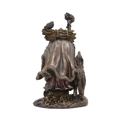 Cailleach Celtic Goddess | Bronze Fig 18.5cm | Goddess of the Winds and Winter