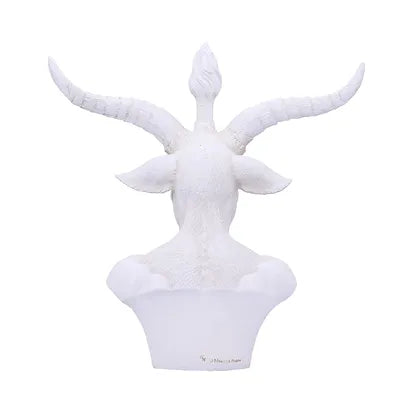 Baphomet Bust White | 33.5cm | Baphomet Figurine | Altar Piece