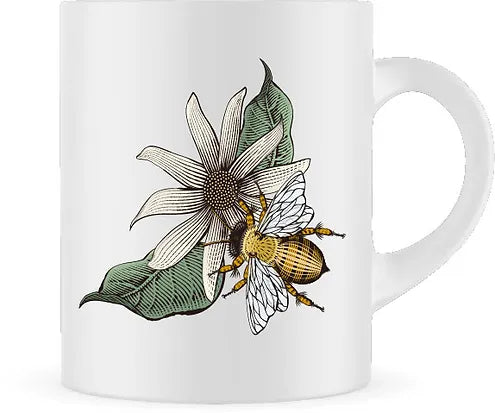 Bees | Bee Mugs | Animal Design | Bee Print | Coffee Mug |Tea Mug Design 1