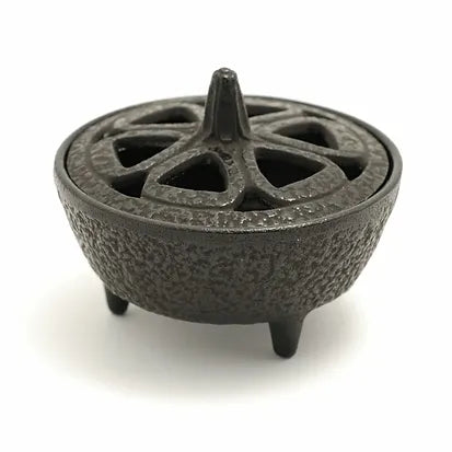 Cast Iron Incense Bowl | Wax Melt Burner | Resin Burner