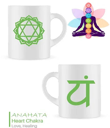 Chakra Mug | Heart Chakra Mug | Anahata Mug | Coffee Mug | Tea Mug