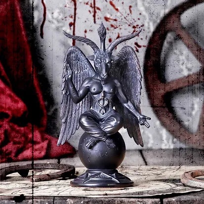 Baphomet Figurine | Occult Mystical  Gothic Ornament | 25 cm