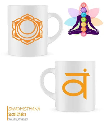 Chakra Mug | Sacral Chakra Mug | Swadhisthana Mug | Coffee Mug | Tea Mug |