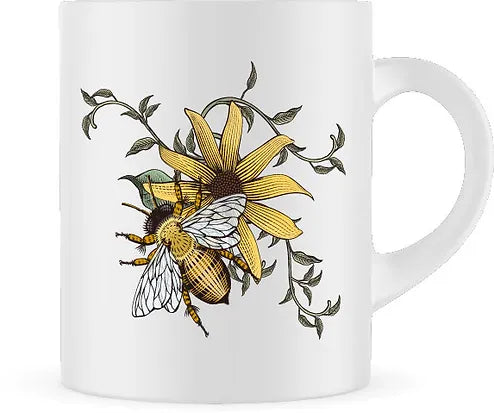 Bees | Bee Mugs | Animal Design | Bee Print | Coffee Mug |Tea Mug Design 2
