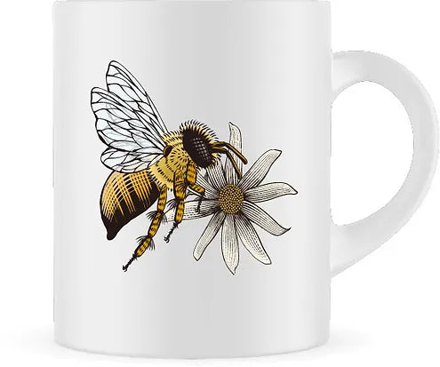 Bees | Bee Mugs | Animal Design | Bee Print | Coffee Mug |Tea Mug Design 4