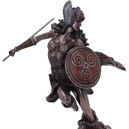 Bronze Valkyrie's Flight Norse Valkyrie Warrior | 23.5 cm | Norse Mythology | Viking