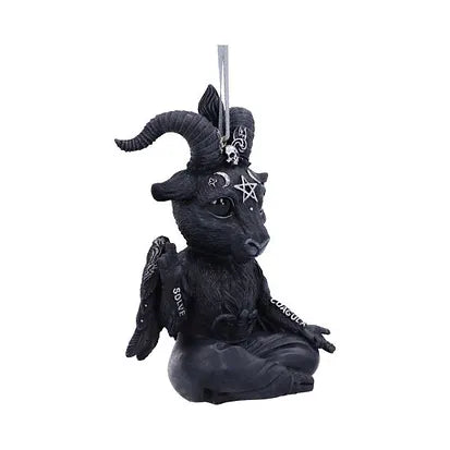 Baphoboo Hanging Ornament | Baby Baphomet Hanging Decorative Ornament | 11cm | Goth Decor