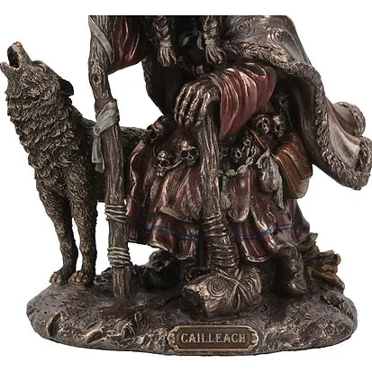 Cailleach Celtic Goddess | Bronze Fig 18.5cm | Goddess of the Winds and Winter