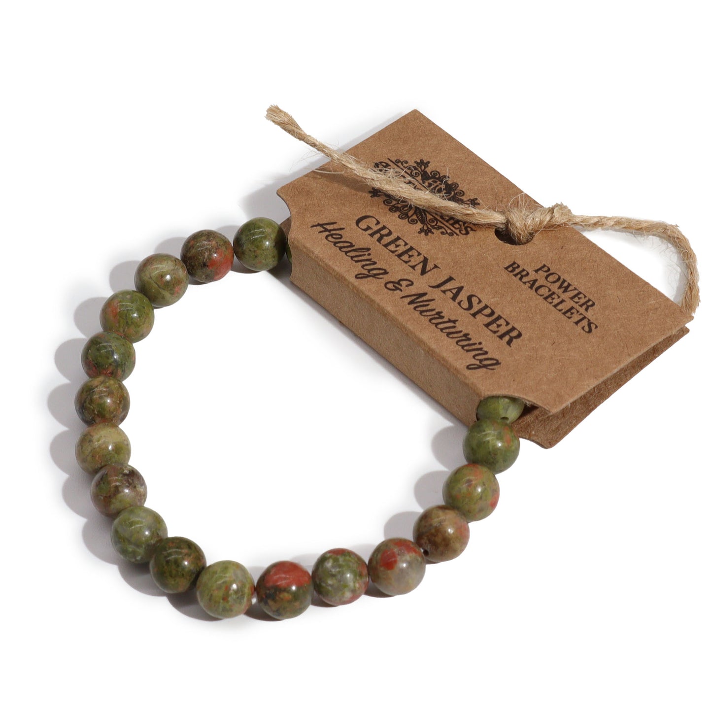 Power Bracelet Green Jasper | Crystal Bracelet | Gemstone Jewellery