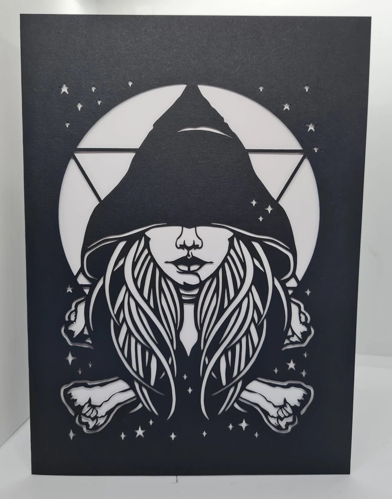 The Witch | Star Child | Lady of the Night | Paper Cut | Birthday Card