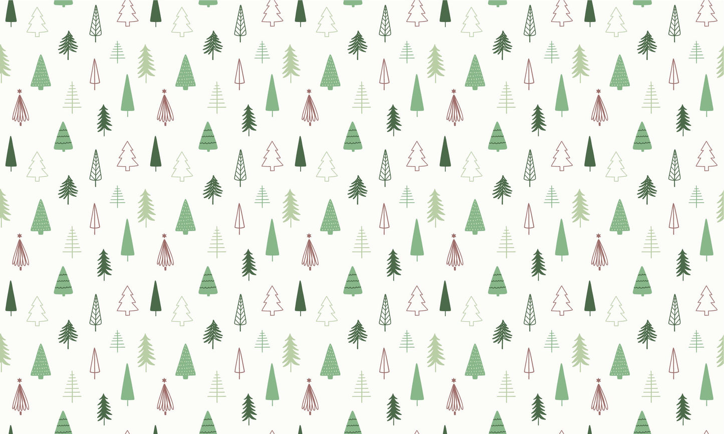 Christmas Wrapping Paper | Christmas Tree Wrapping Paper | Gift Paper