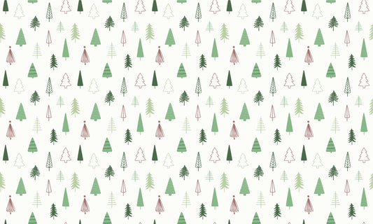 Christmas Wrapping Paper | Christmas Tree Wrapping Paper | Gift Paper