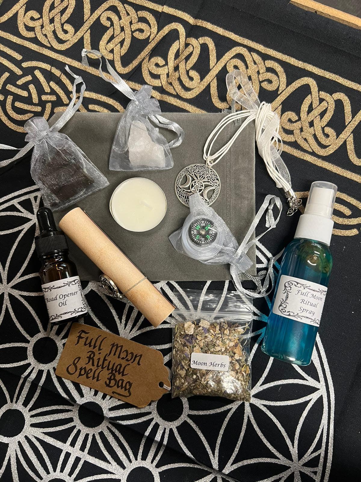 Full Moon Ritual Kit | Spell Kit | Altar Kit | Witchcraft | Spell Reagent